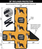 Boston terrier design pattern Recliner Cover Protector