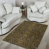 Snake Skin Pattern Area Rug