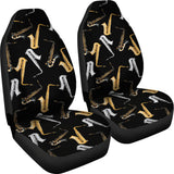 Saxophone Design Pattern  Universal Fit Car Seat Covers