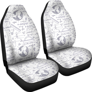 Math Pattern Print Design 03 Universal Fit Car Seat Covers