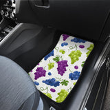 Grape Pattern Front And Back Car Mats