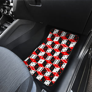 Dice Pattern Print Design 02 Front Car Mats