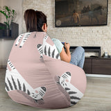 Cute Zebra Pattern Bean Bag Cover
