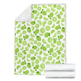 Lime Design Pattern Premium Blanket