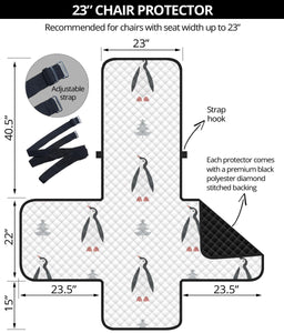 Penguin pattern Chair Cover Protector