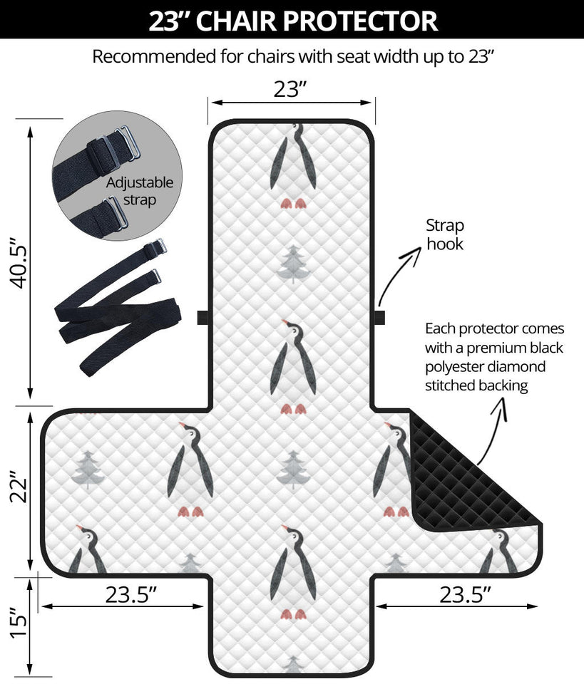 Penguin pattern Chair Cover Protector