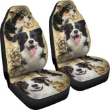 Border Collie Car Seat Covers (Set Of 2)