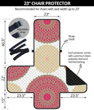 Circle indian pattern Chair Cover Protector