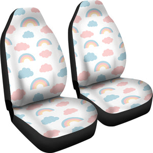 Cute Rainbow Clound Pattern  Universal Fit Car Seat Covers