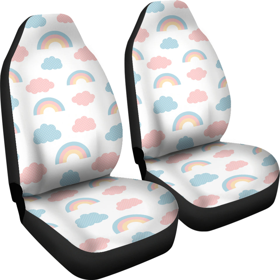 Cute Rainbow Clound Pattern  Universal Fit Car Seat Covers