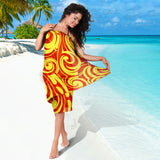 Fire Flame Design Pattern Sarong