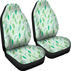 Green Peas Pattern Print Design 01 Universal Fit Car Seat Covers