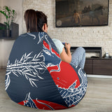 Koi Fish Carp Fishs Hand Drawn Japanese Art Bean Bag Cover