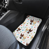 Cute Chihuahua Dog Pattern  Front Car Mats