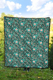 Elephants Jungle Pattern Premium Quilt