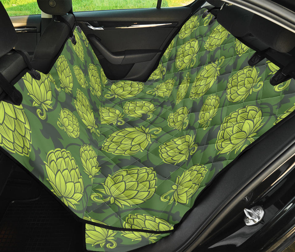 Hop Pattern Hop Cone Background Dog Car Seat Covers