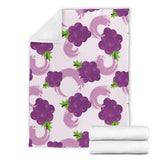 Cute Grape Pattern Premium Blanket