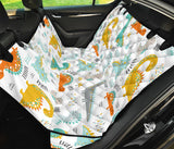 Cute Funny Kids Dinosaurs Pattern Dog Car Seat Covers