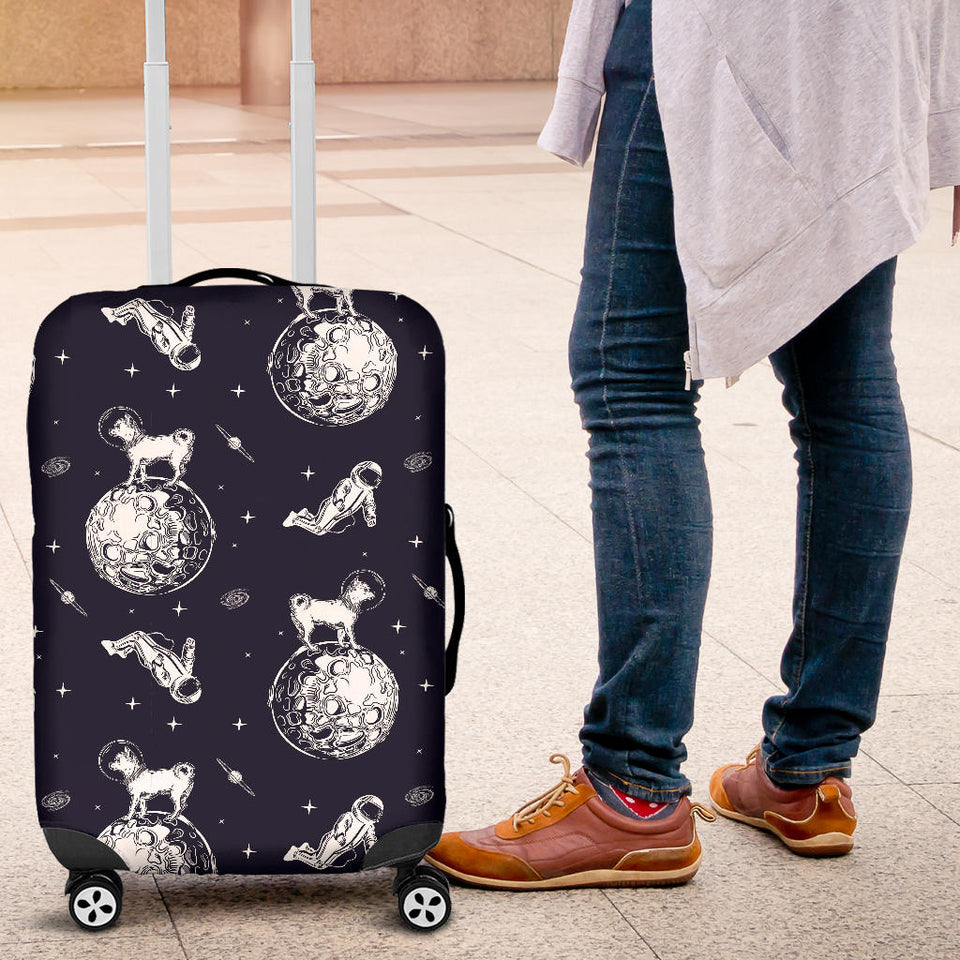 Chihuahua Space Helmet Astronaut Pattern Luggage Covers
