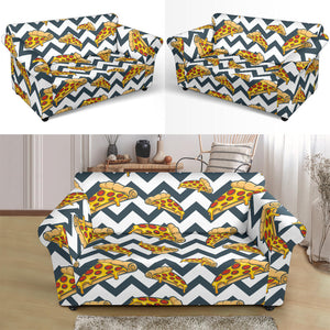 Pizza Design Pattern Loveseat Couch Slipcover