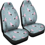 Poodle Dog Pattern  Universal Fit Car Seat Covers