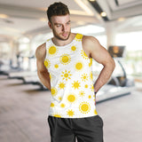 Sun pattern Men Tank Top