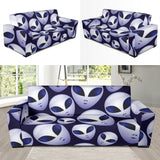 Alien Pattern Print Design 01 Sofa Slipcover