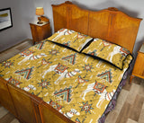 Camels ethnic motif pattern Quilt Bed Set