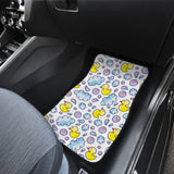 Duck Toy Pattern Print Design 01 Front Car Mats