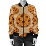 Cookie Pattern Women'S Bomber Jacket