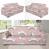 Cute Zebra Pattern Sofa Slipcover