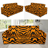 Bengal Tigers Skin Print Pattern Sofa Slipcover