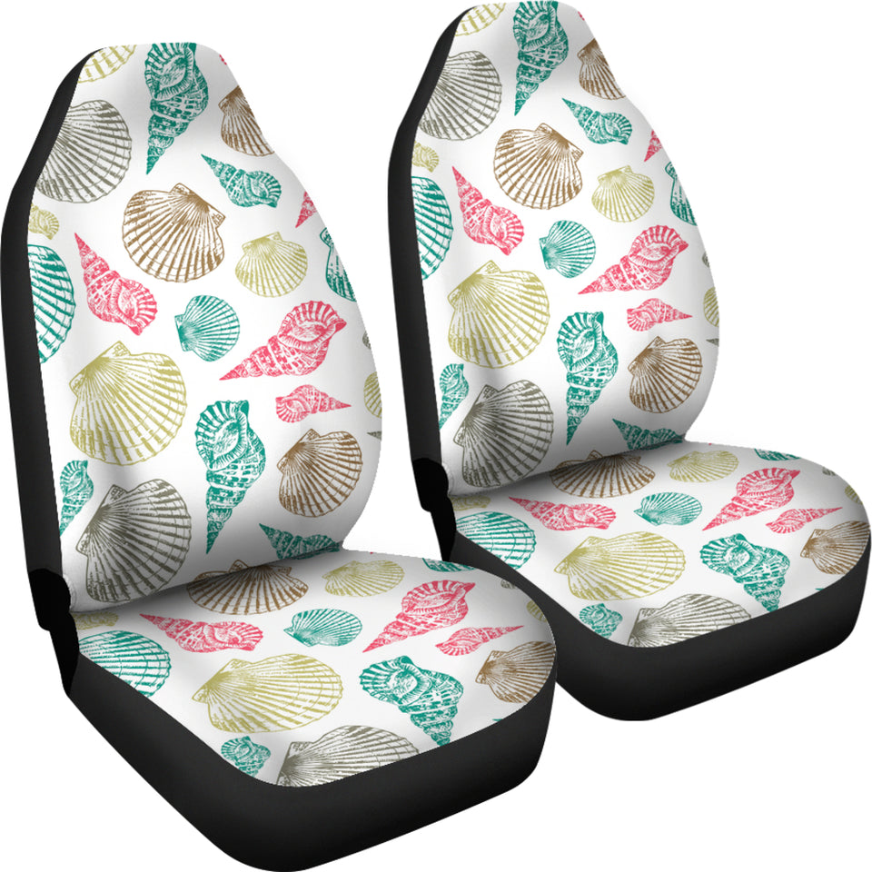 Colorful Shell Pattern  Universal Fit Car Seat Covers