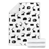 Goat Ram Pattern Premium Blanket