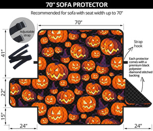 Halloween Pumpkin pattern Sofa Cover Protector