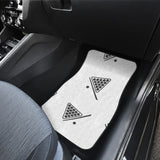 Billiard Ball Pattern Print Design 03 Front and Back Car Mats