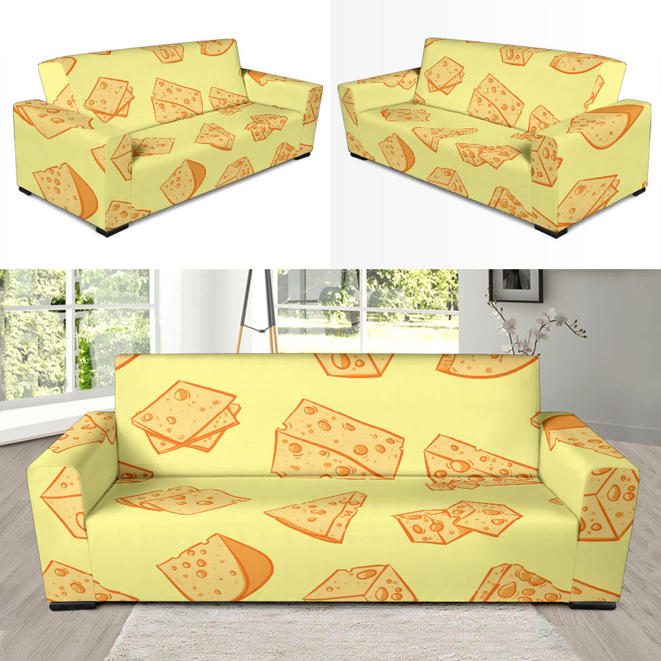 Cheese Design Pattern Sofa Slipcover