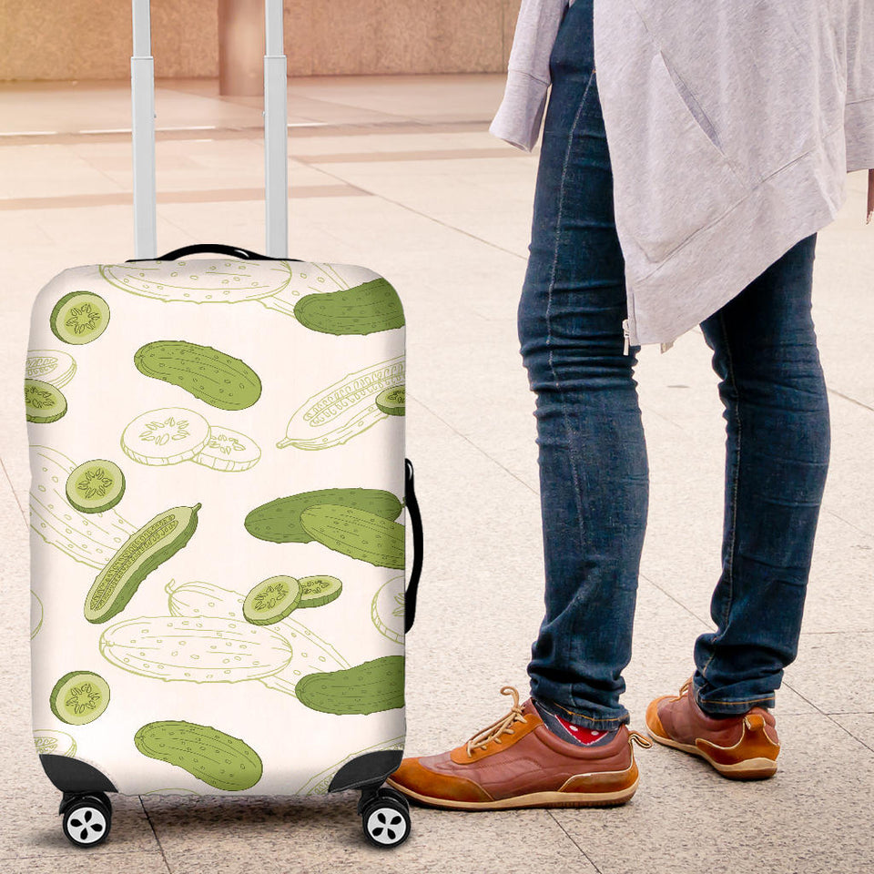 Cucumber Sketch Pattern Luggage Covers