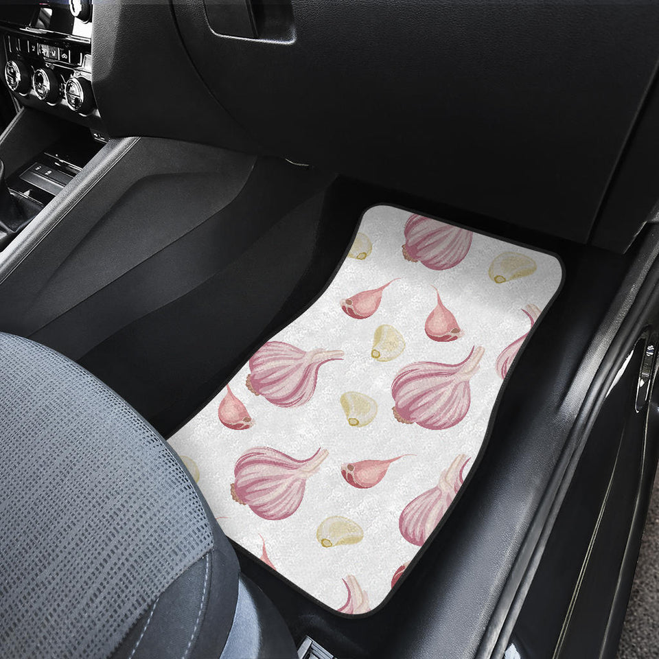 Garlic Pattern Front And Back Car Mats