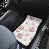 Garlic Pattern Front And Back Car Mats