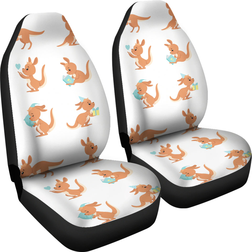 Cute Kangaroo Pattern Universal Fit Car Seat Covers