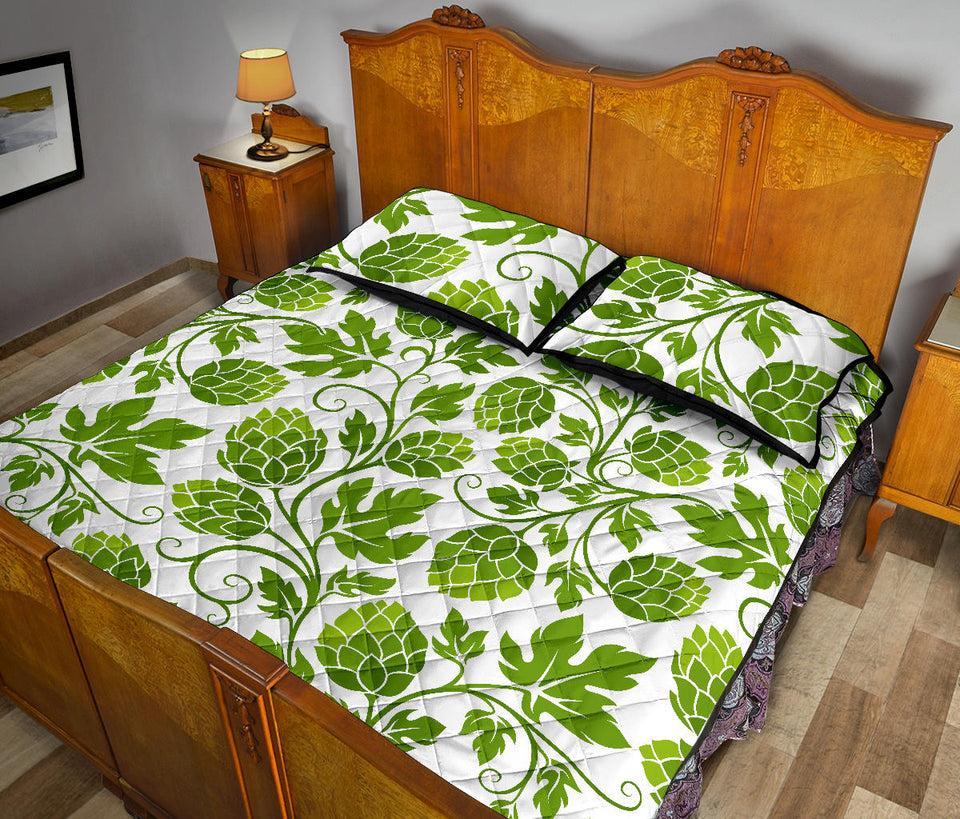 Hop design pattern Quilt Bed Set