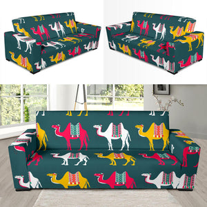 Camel Pattern Sofa Slipcover