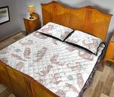 Cute sea otters pattern Quilt Bed Set