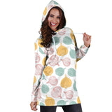 Colorful Onions White Background Women'S Hoodie Dress