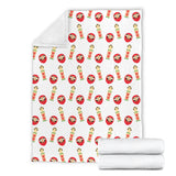 Daruma Japanese Wooden Doll Premium Blanket