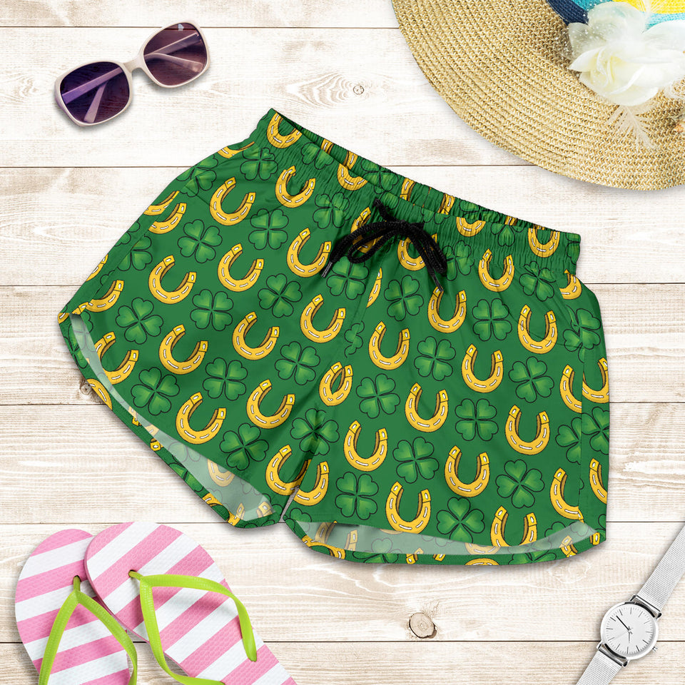 Horseshoes Pattern Print Design 05 Women Shorts