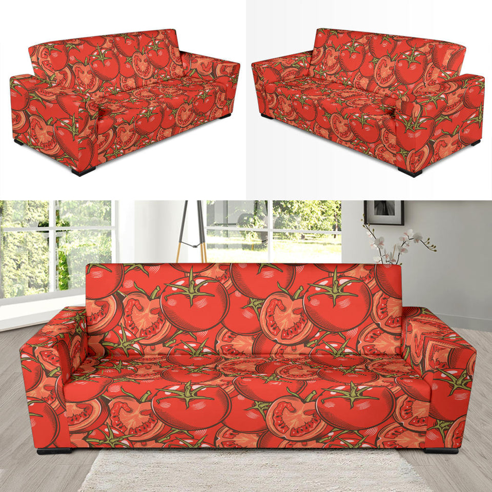 Red Tomato Pattern Sofa Slipcover