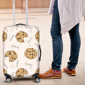 Sketch Style Cookie Pattern Luggage Covers