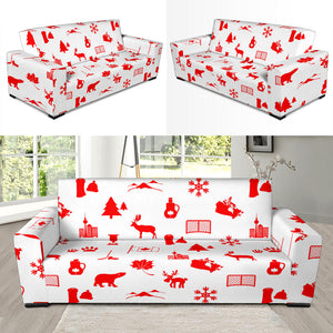Canada Pattern Print Design 04 Sofa Slipcover